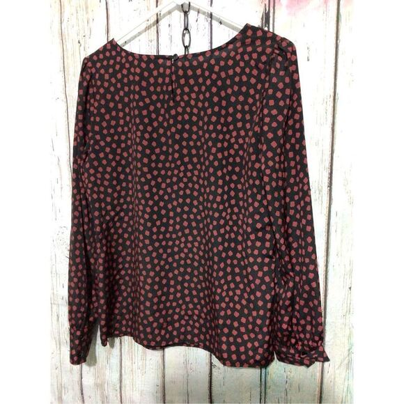 NEW Nine West Blouse Size Medium Black Red💕❤️ - Picture 10 of 11